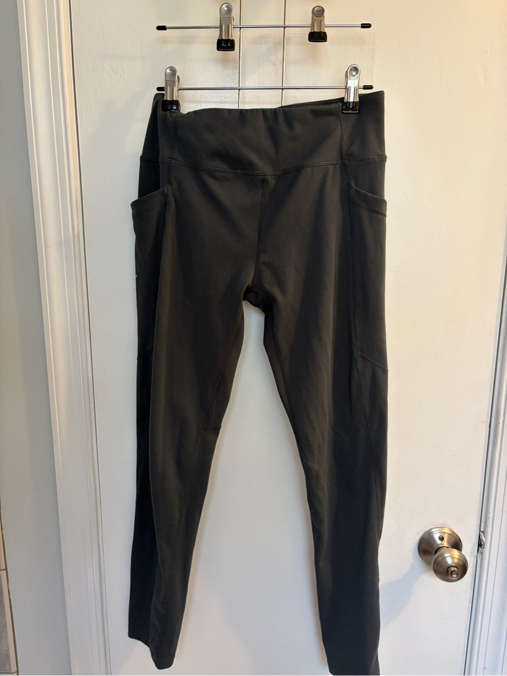 2-PACK GREY & BLACK 32 Degrees Black Performance Leggings with Branded Waistband